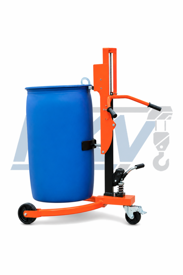 pedal hydraulic drum carriers