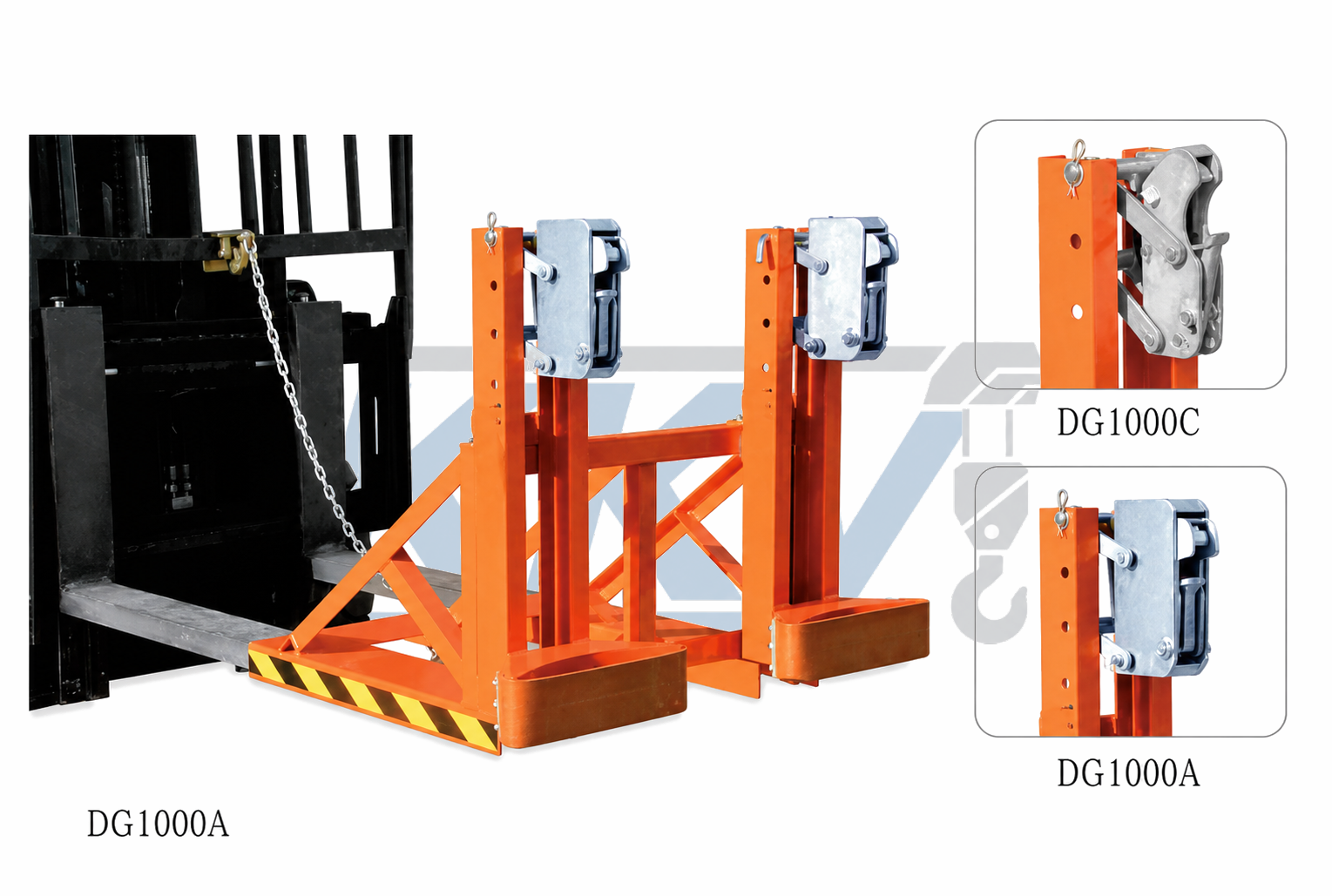Fork truck mounted drum grabs(DG-A) - Image 2