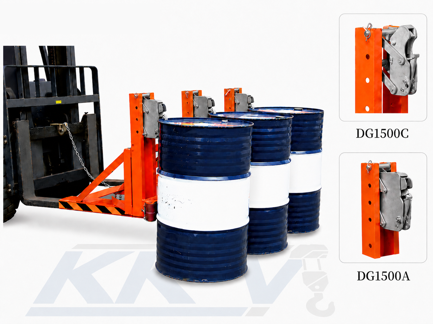 Fork truck mounted drum grabs(DG-A) - Image 3