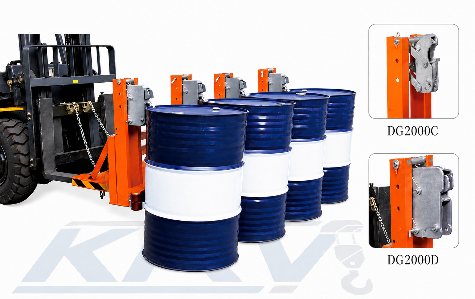 Fork truck mounted drum grabs(DG-A) - Image 4