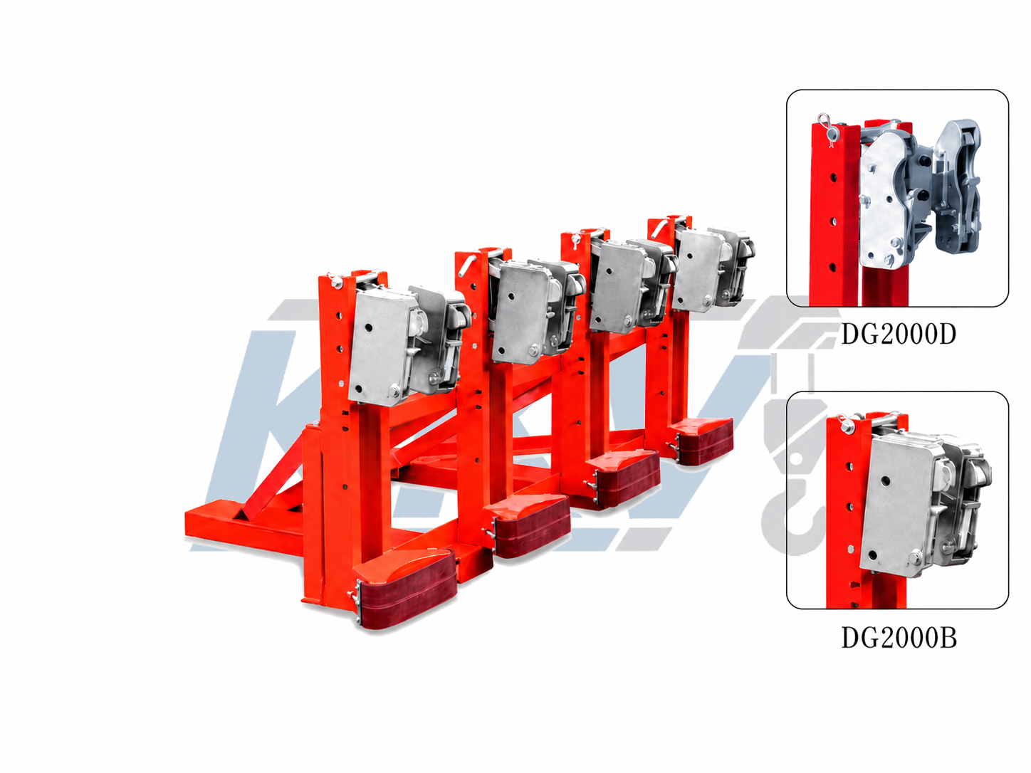 Fork truck mounted drum grabs(DG-B) - Image 2