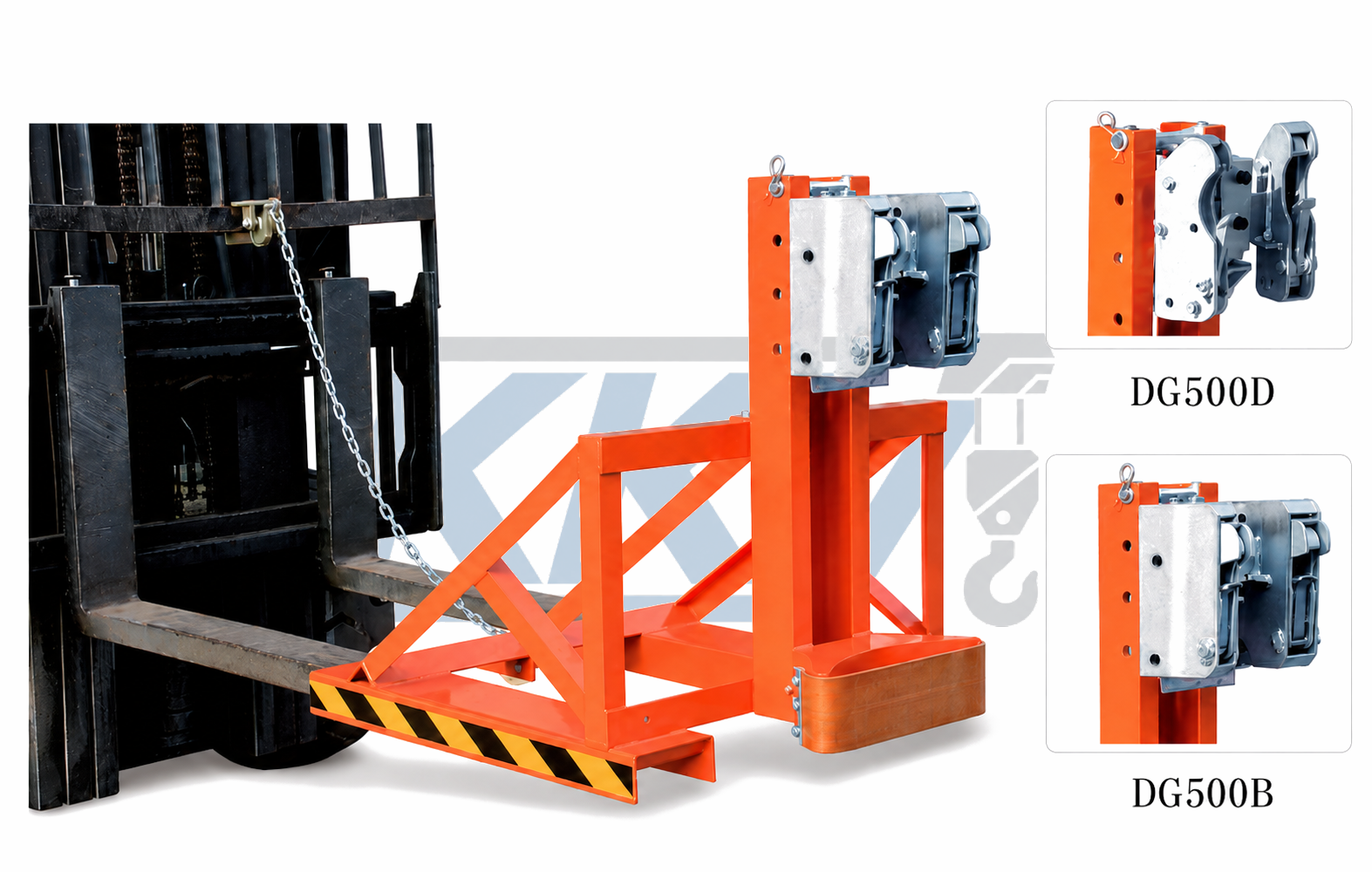 Fork truck mounted drum grabs(DG-B)