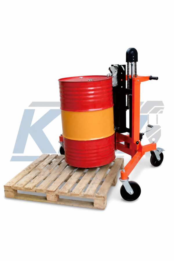 hydraulic drum stacker - view 2