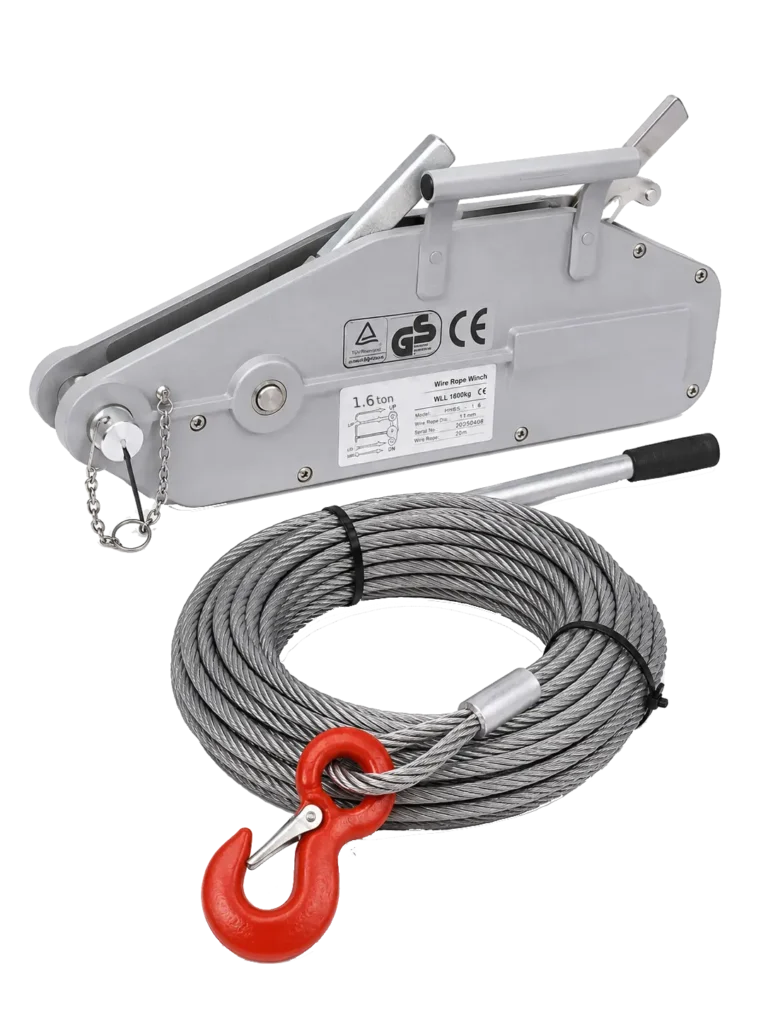 HHBS Manual Wire Rope Winch thumbnail 3