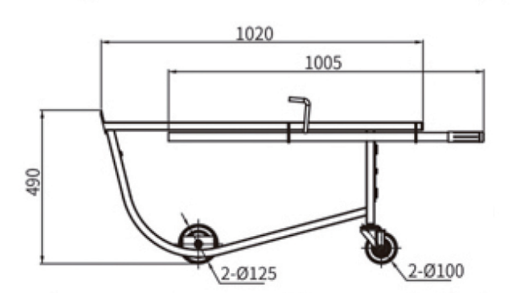 DF10 drum handling trolley