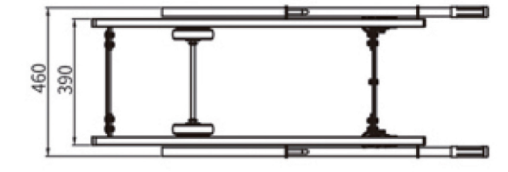 DF10 drum handling trolley dimensions