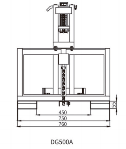 DG1000A multiple drum handling attachment