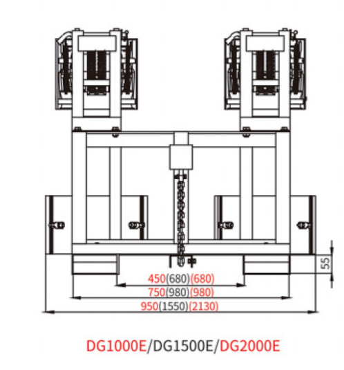 DG1500E and DG2000E stainless steel multi-drum grab