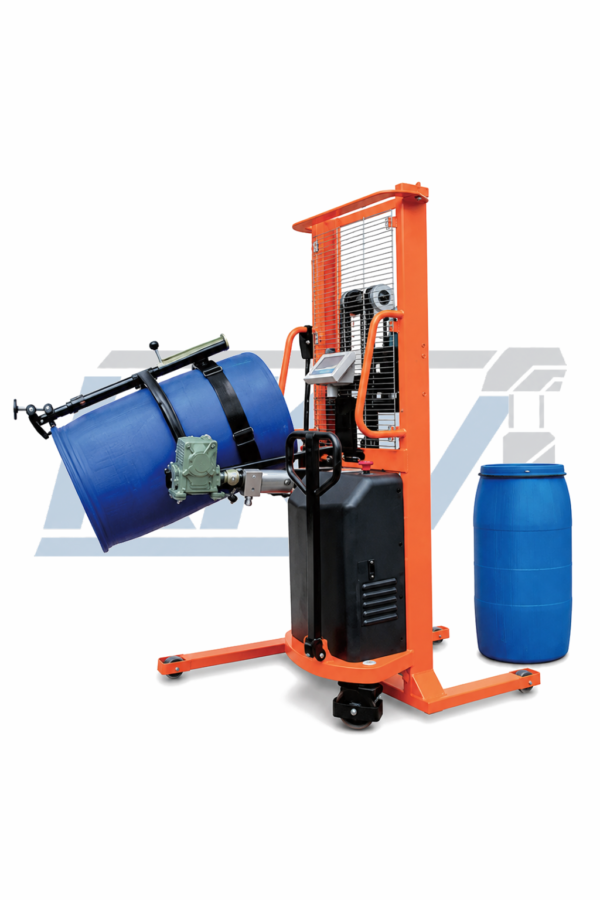 semi electric drum lifter cum tilter - view 2