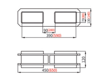 MK10 and MK25 forklift lifting hooks