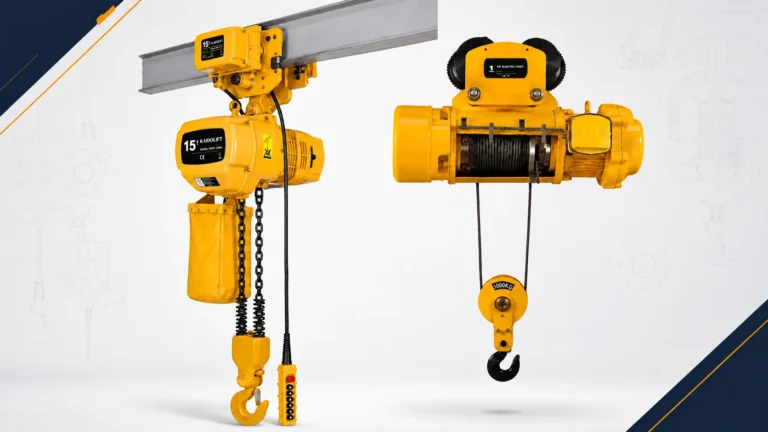 Electric chain hoist and wire rope hoist selection guide