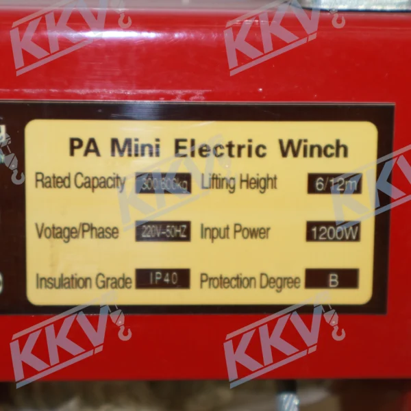 HGS-B Mini Electric Wire Rope Hoist - view 2